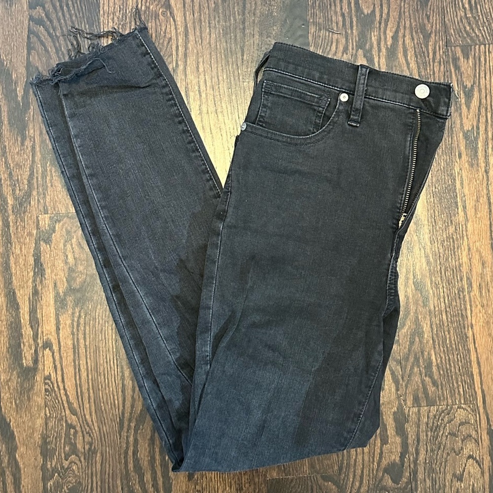 Madewell High-Rise Skinny Black Jeans